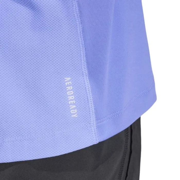 adidas T-shirt Et Manches Longues Running^Own The Run Half-Zip Long Sleeve Mauve