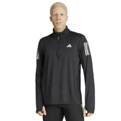 adidas T-shirt Et Manches Longues Running^Own The Run Half-Zip Running Jacket Noir