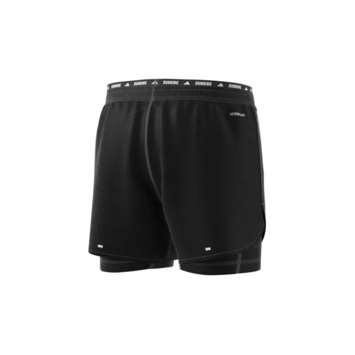 adidas Short Running^Own The Run 3S 2in1 Shorts Noir