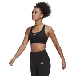 adidas Brassière De Sport^Powerreact Medium-Support Bh Noir