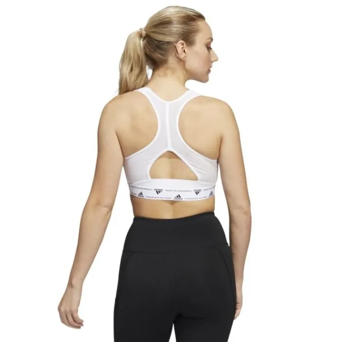 adidas Brassière De Sport^Powerreact Medium-Support BH Blanc