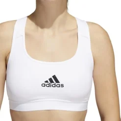 adidas Brassière De Sport^Powerreact Medium-Support BH Blanc
