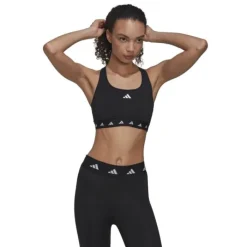 adidas Brassière De Sport^Powerreact Training Medium-Support BH Noir