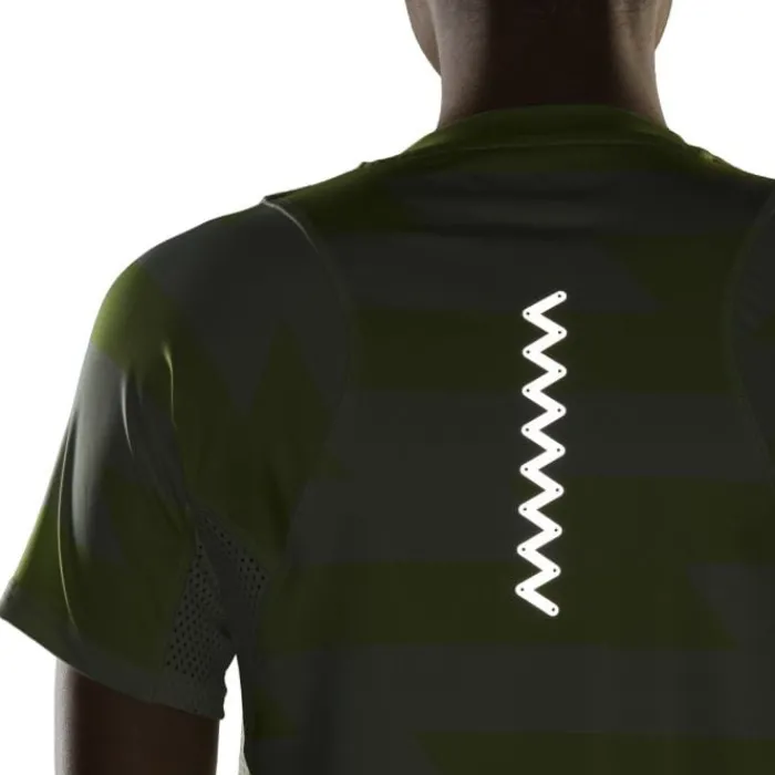 adidas T-shirt Et Manches Longues Running^Rn Fast Aop T-Shirt Vert