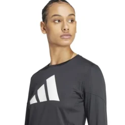 adidas T-shirt Et Manches Longues Running^Run It Long-Sleeve Tee Noir