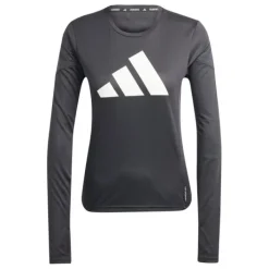 adidas T-shirt Et Manches Longues Running^Run It Long-Sleeve Tee Noir