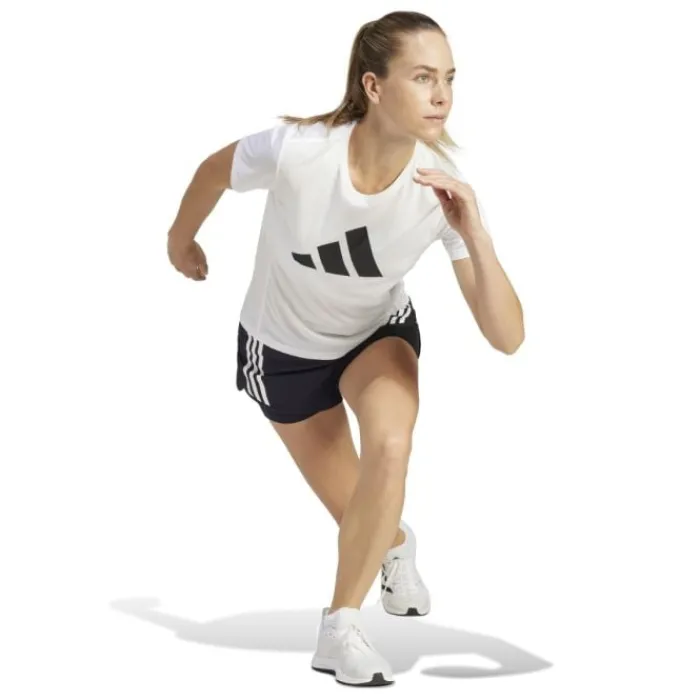 adidas T-shirt Et Manches Longues Running^Run It Tee Blanc