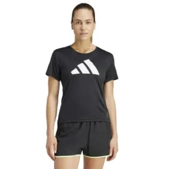 adidas T-shirt Et Manches Longues Running^Run It Tee Noir