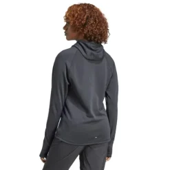 adidas T-shirt Et Manches Longues Running^3Stripes Hoodie Noir