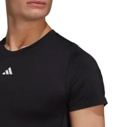 adidas T-shirt Et Manches Longues Running^Tech Fit Tee Noir