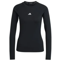 adidas T-shirt Et Manches Longues Running^Techfit Train Ls Noir