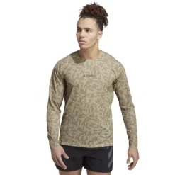 adidas T-shirt Et Manches Longues Running^Trail LS GFX Vert