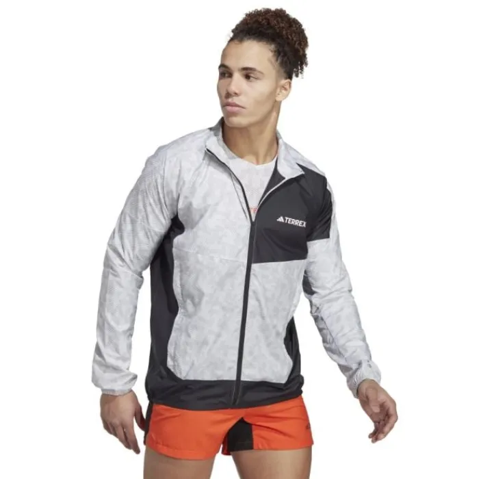 adidas Veste Running^Trail Wind Jacket Blanc