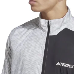 adidas Veste Running^Trail Wind Jacket Blanc