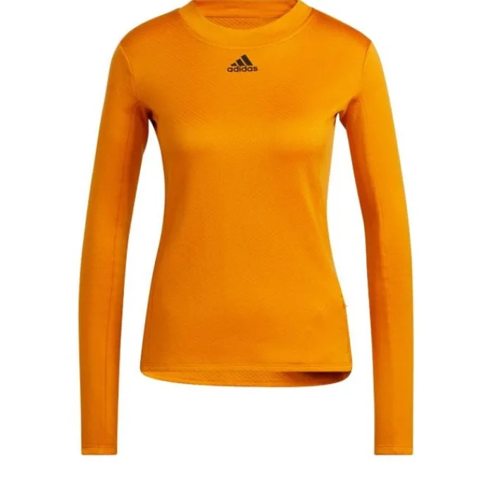adidas T-shirt Et Manches Longues Running^Trn Ls Cold.Rdy Orange