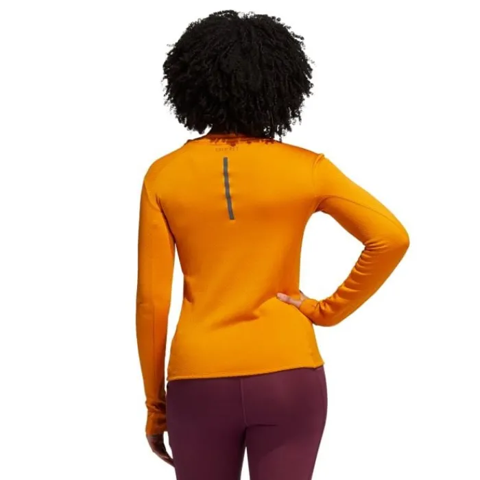 adidas T-shirt Et Manches Longues Running^Trn Ls Cold.Rdy Orange
