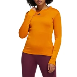 adidas T-shirt Et Manches Longues Running^Trn Ls Cold.Rdy Orange