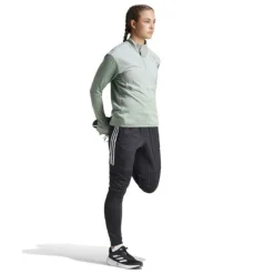 adidas T-shirt Et Manches Longues Running^Ultimate Hivis 1/2 LS Vert