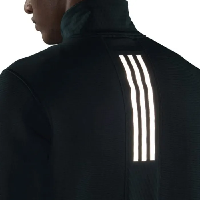 adidas T-shirt Et Manches Longues Running^X-City 1/4 Zip Vert
