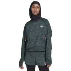 adidas Veste Running^Xcity Cover Up Vert