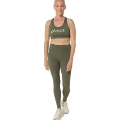 Asics Brassière De Sport^Core Logo Bra Vert