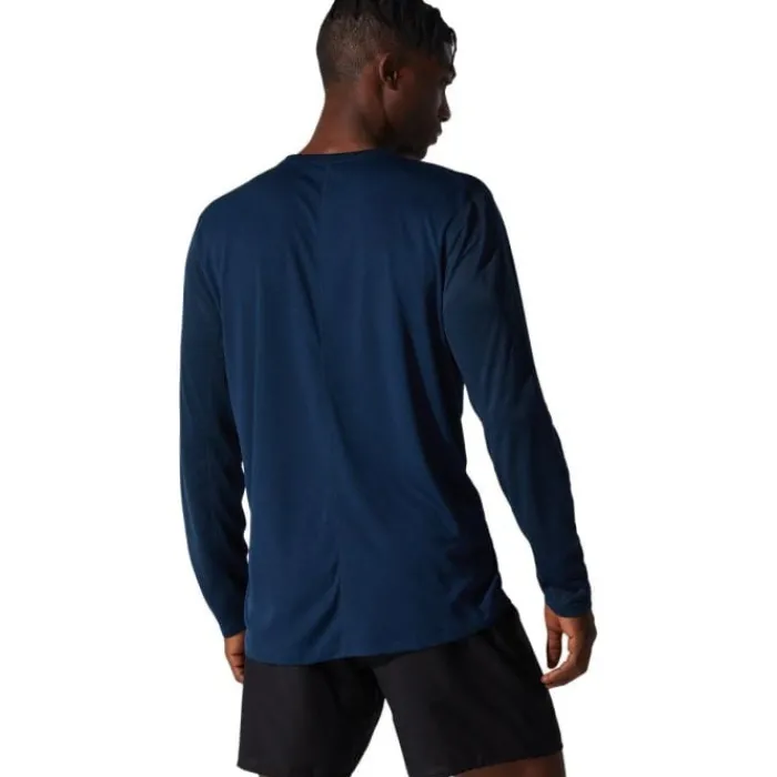 Asics T-shirt Et Manches Longues Running^Core LS Tee Bleu