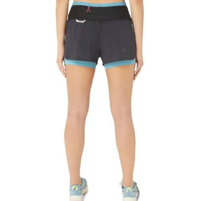 Asics Short Running^FujiTrail 2IN1 Short Noir