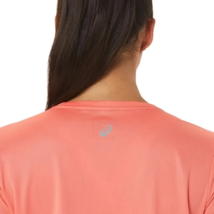 Asics T-shirt Et Manches Longues Running^Fujitrail Logo LS Top Orange