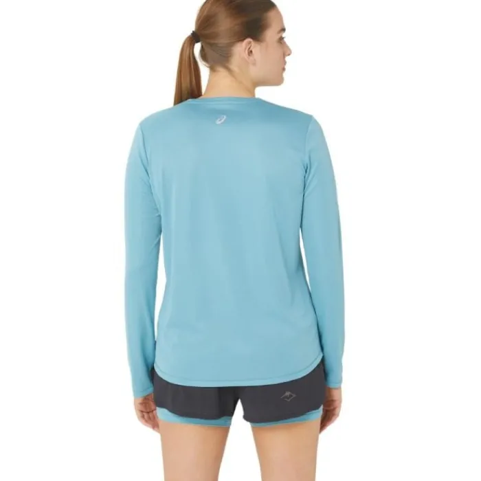 Asics T-shirt Et Manches Longues Running^FujiTrail Logo LS Top Bleu