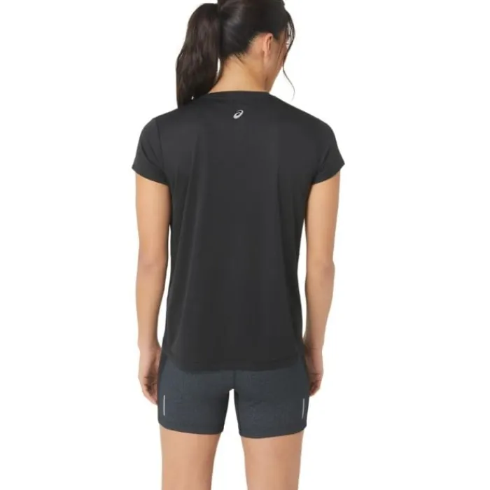 Asics T-shirt Et Manches Longues Running^FujiTrail Logo SS Top Noir