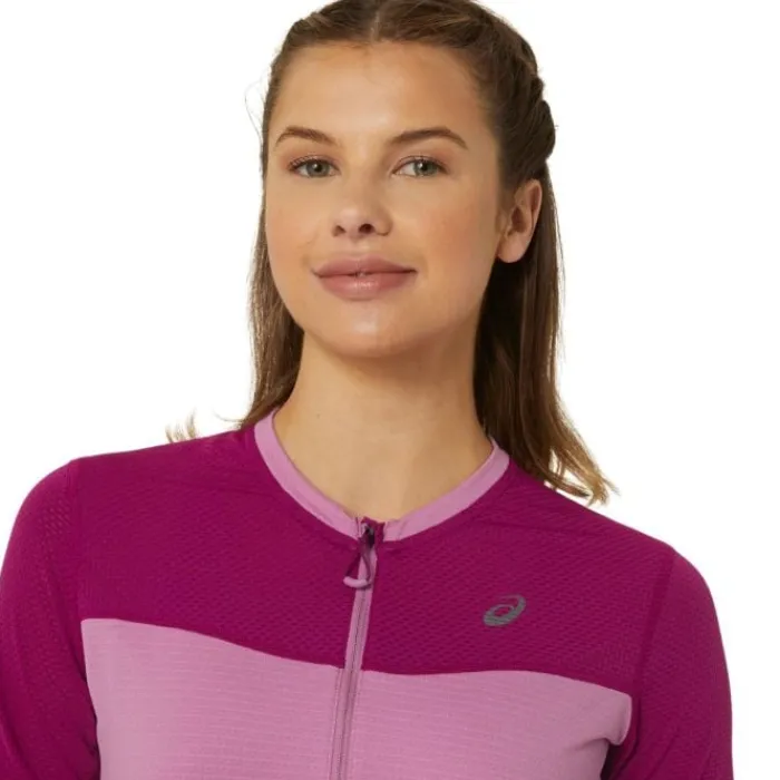Asics T-shirt Et Manches Longues Running^Fujitrail SS Top Rose