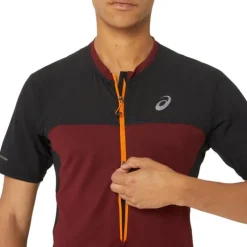 Asics T-shirt Et Manches Longues Running^FujiTrail SS Top Rouge