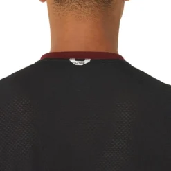 Asics T-shirt Et Manches Longues Running^FujiTrail SS Top Rouge