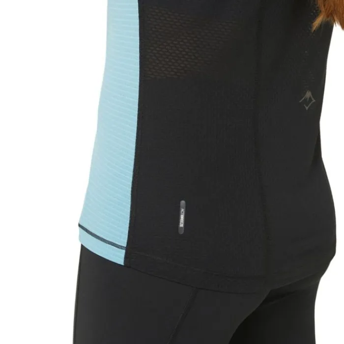 Asics T-shirt Et Manches Longues Running^FujiTrail SS Top Bleu