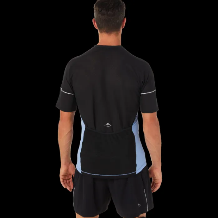 Asics T-shirt Et Manches Longues Running^Fujitrail Top Bleu