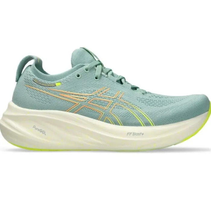 Asics Chaussures Running Neutre|Chaussures Running Entrainement^Gel-Nimbus 26 Vert