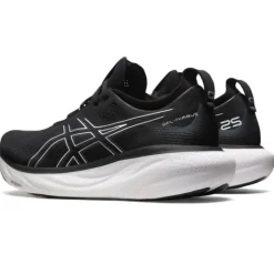 Asics Chaussures Running Neutre|Chaussures Running Entrainement^Gel-Nimbus 25 Wide Noir