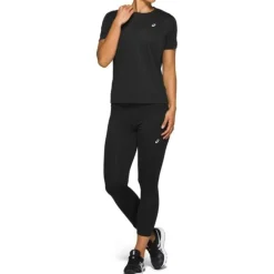 Asics T-shirt Et Manches Longues Running^Katakana SS Top Noir