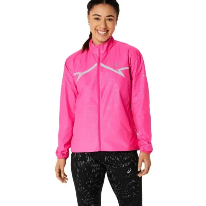 Asics Veste Running^Lite-Show Jacket Rose