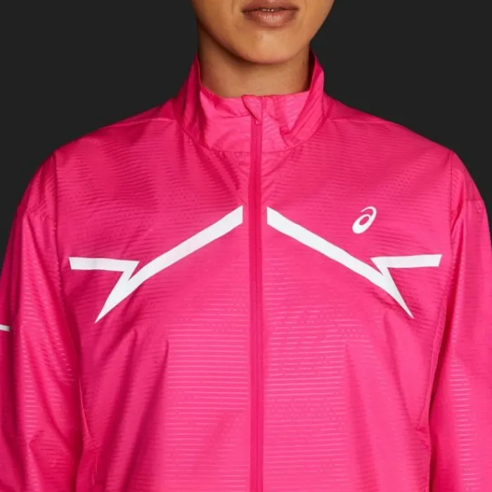 Asics Veste Running^Lite-Show Jacket Rose