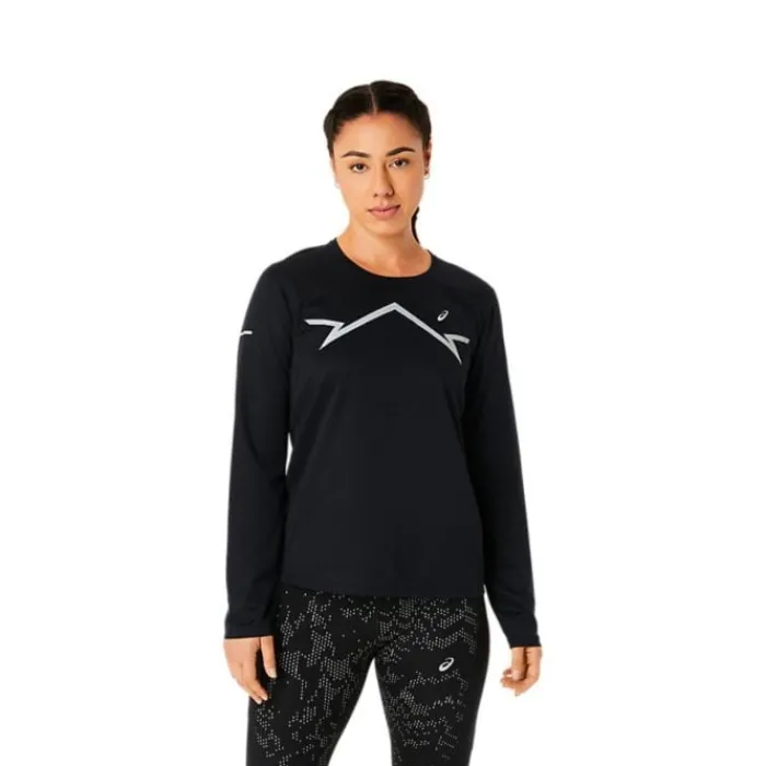 Asics T-shirt Et Manches Longues Running^Lite-Show LS Top Noir