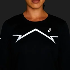 Asics T-shirt Et Manches Longues Running^Lite-Show LS Top Noir