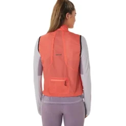 Asics Gilet Running^Metarun Packable Vest Orange