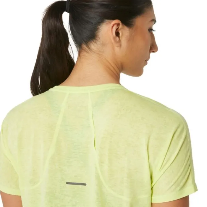 Asics T-shirt Et Manches Longues Running^Metarun Pattern SS Top Jaune