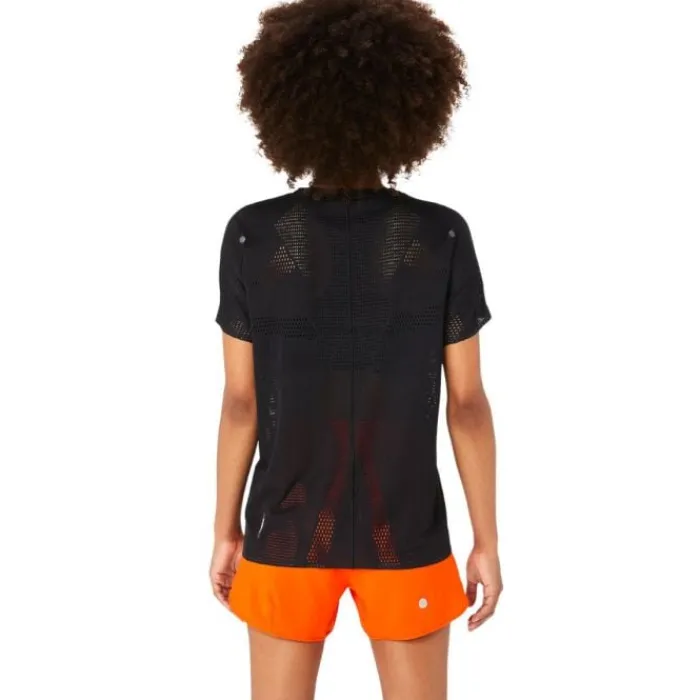 Asics T-shirt Et Manches Longues Running^Metarun SS Top Noir