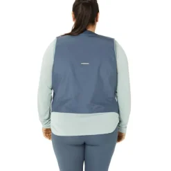 Asics Gilet Running^Nagino Padded Vest Bleu