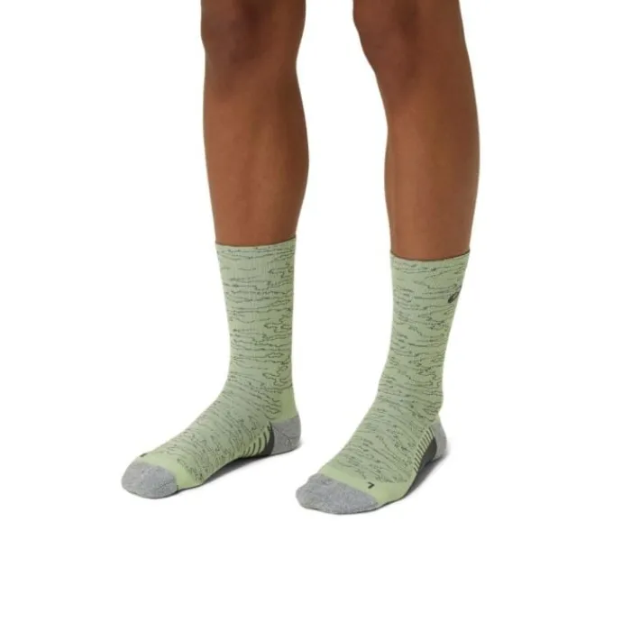 Asics Chaussettes|Chaussettes Running^Performance Run Sock Crew Vert