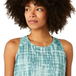 Asics T-shirt Et Manches Longues Running^Road All Over Print Tank Vert