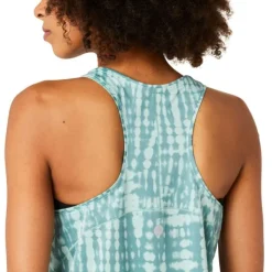Asics T-shirt Et Manches Longues Running^Road All Over Print Tank Vert