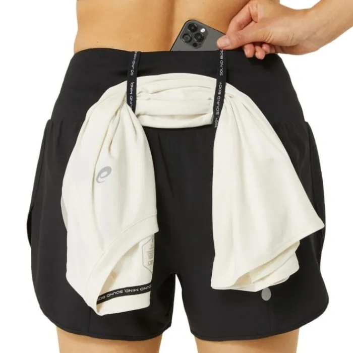 Asics Short Running^Road 3.5IN Short Noir